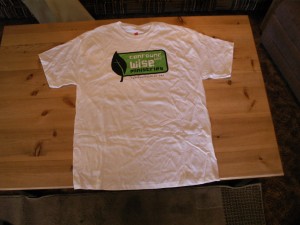 Confound Stuff 012 White "T" Shirt with logo